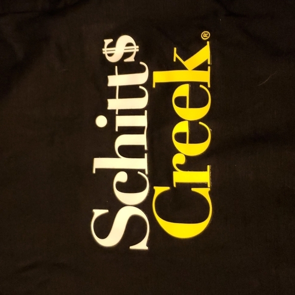 Schitt$ Creek Black Logo Flare Leg Leggings Size XL NWOT - Picture 5 of 7